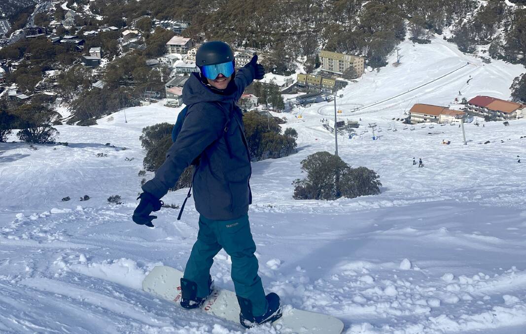 On the slopes at Mount Hotham. Picture Wild Adventures Melbourne