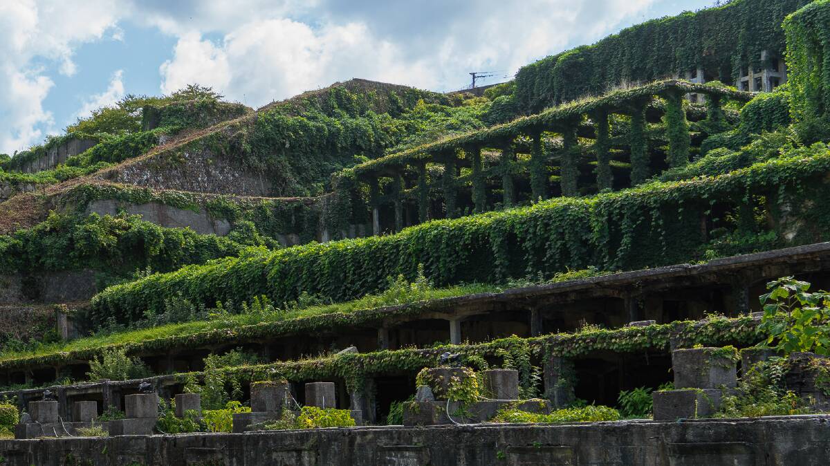 The abandoned Kitazawa Flotation Plant. Picture by Michael Turtle
