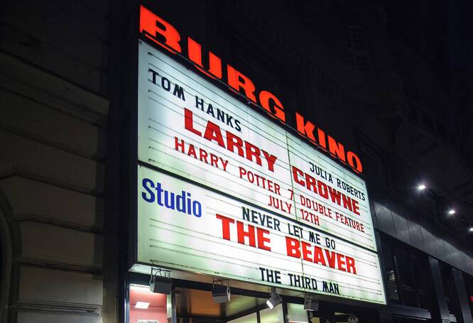 Burg Kino in Vienna screens The Third Man every Sunday. Picture Shutterstock