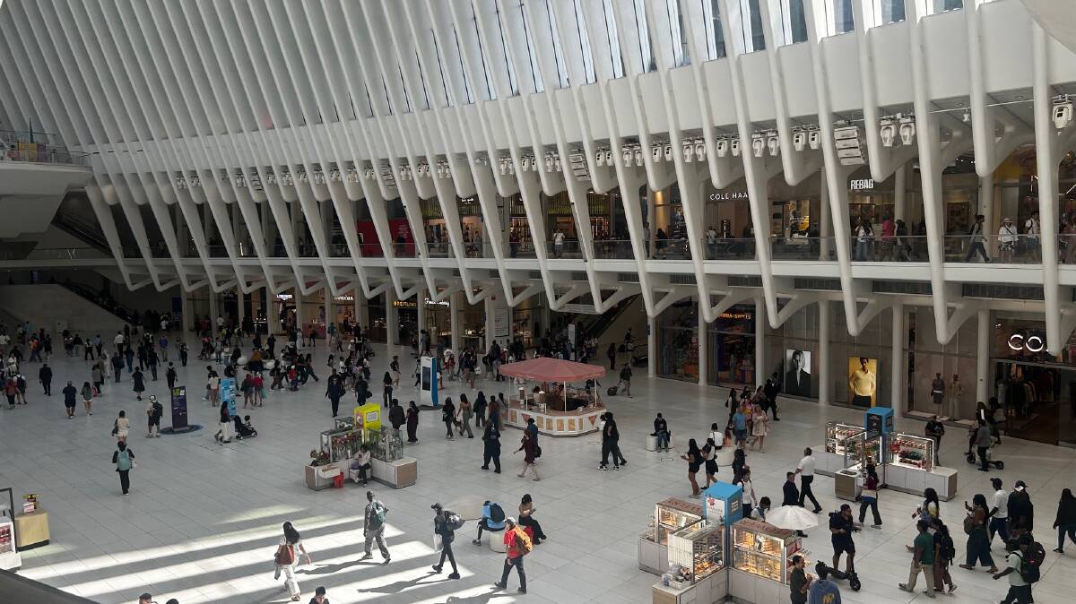 Inside the Oculus. Picture by Anne Bowles