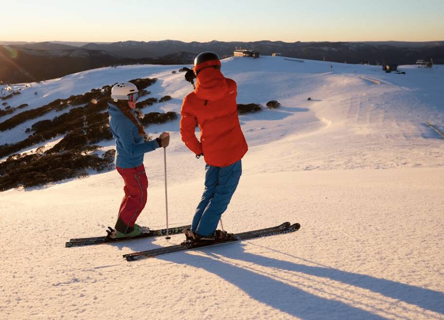 Back on the skis.