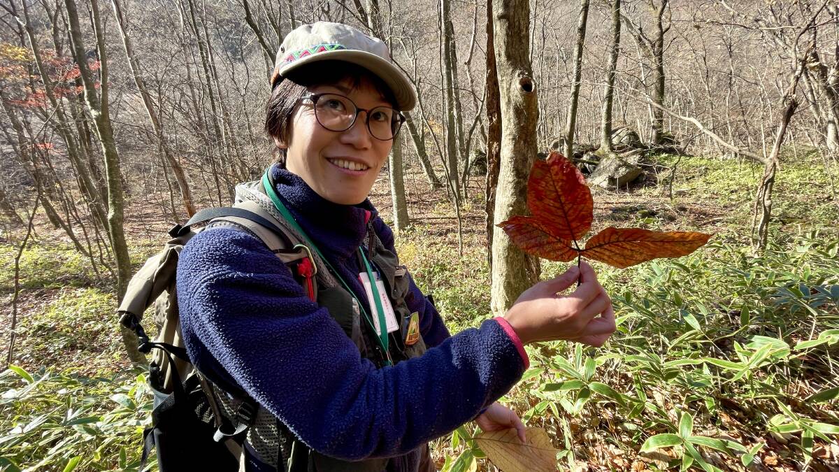 Guide Yukari. Picture by Madeline Link Guide Yukari. Picture by Madeline Link