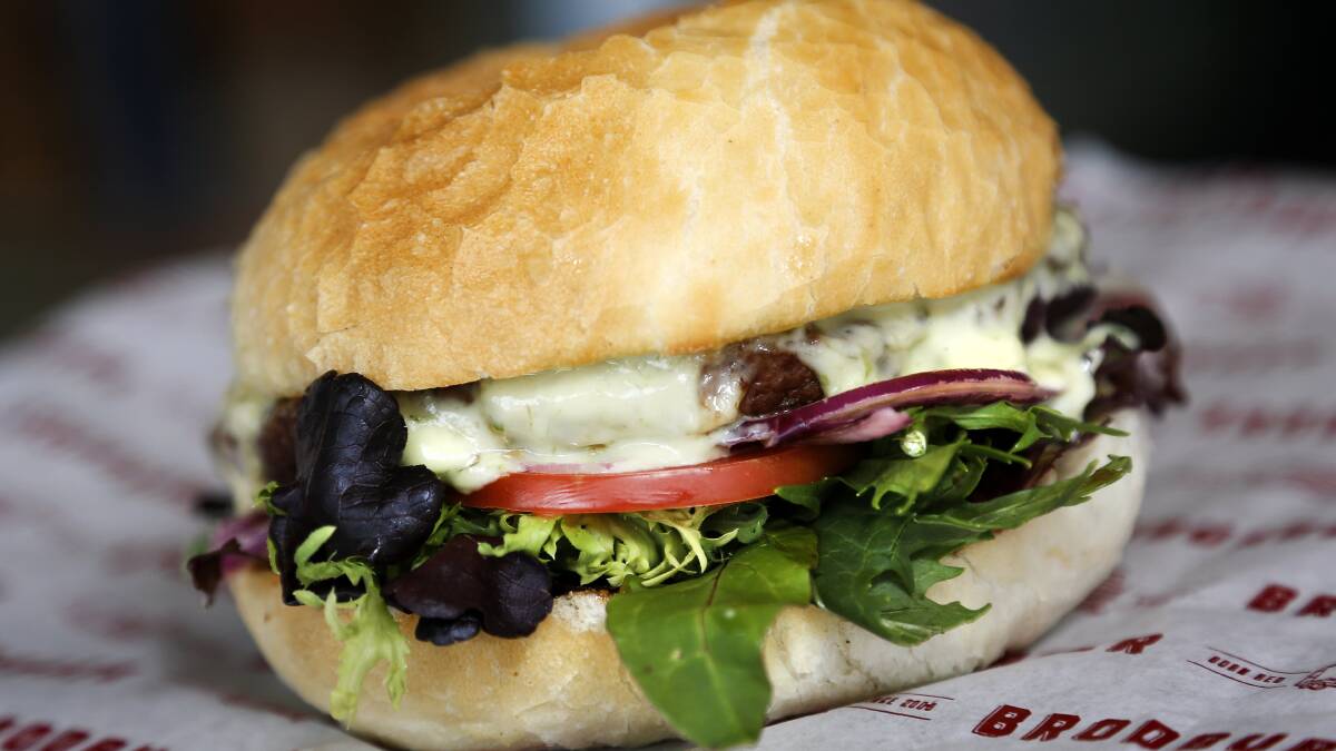 The Brod Burger. Picture by Jeffrey Chan The Brod Burger. Picture by Jeffrey Chan