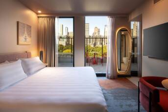 Once a tin factory, this is now one of Melbourne's most impressive hotels