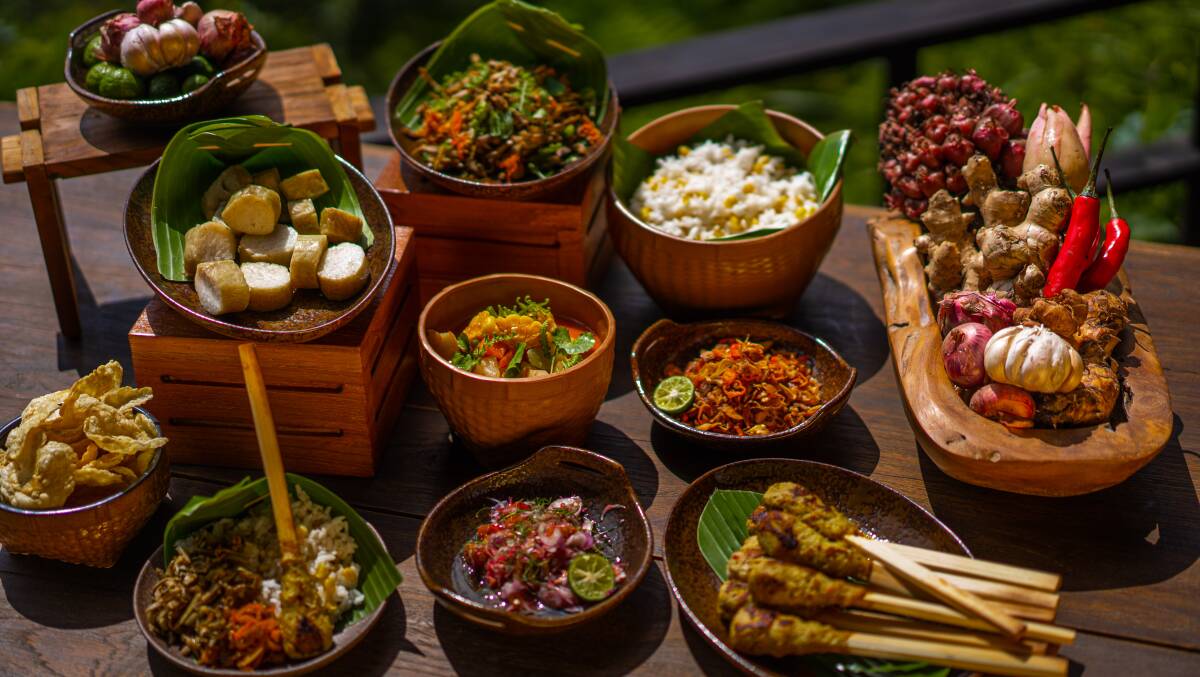 Delicious food at the resort.