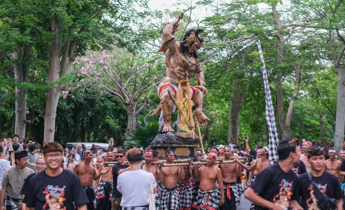 The Ogoh-Ogoh parade.