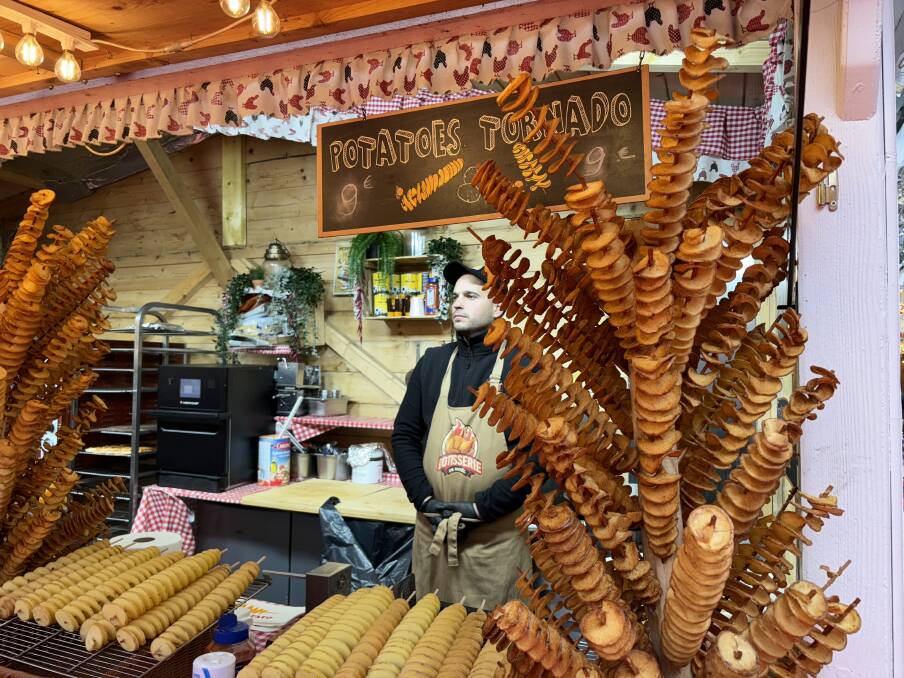 Chips on sticks - or "Potatoes Tornado" - in Paris. Picture by Kate Cox