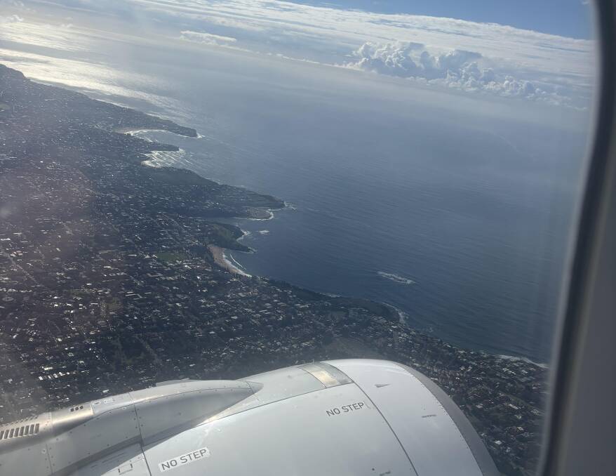 View from Air New Zealand 15a: Sydney to Auckland. Picture by Kate Cox View from Air New Zealand 15a: Sydney to Auckland. Picture by Kate Cox