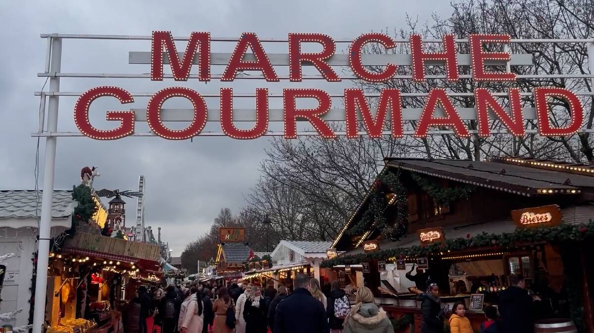 The food at the Christmas markets in Paris is next level. Picture by Kate Cox
