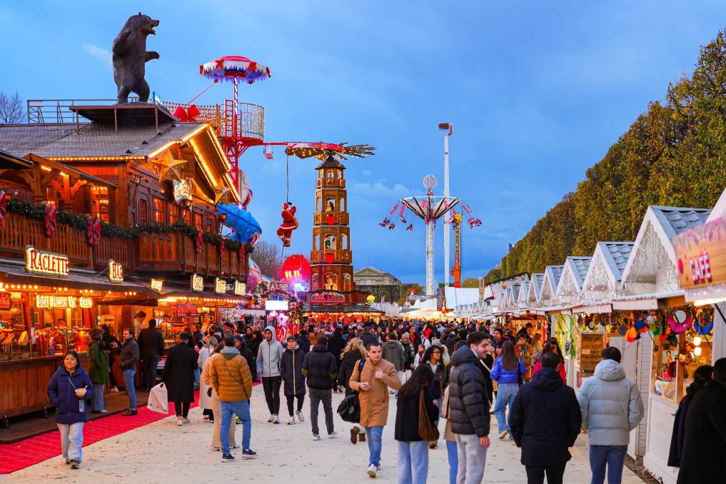 Christmas Market of the Tuileries Gardens in Paris, France. Picture by Shutterstock