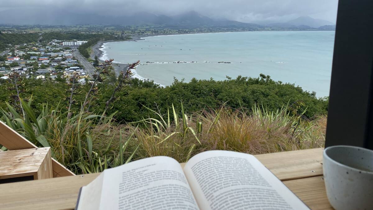 Room with a view: Clifftop Cabins in Kaikoura. Picture: Kate Cox Room with a view: Clifftop Cabins in Kaikoura. Picture: Kate Cox