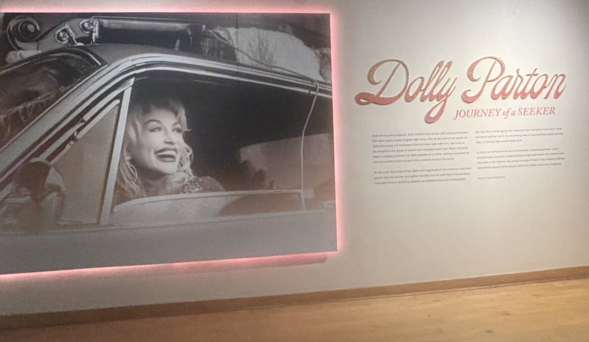 A whole wing of Nashville's Country Music Hall Of Fame is devoted to Dolly. Picture by Kate Cox A whole wing of Nashville's Country Music Hall Of Fame is devoted to Dolly. Picture by Kate Cox