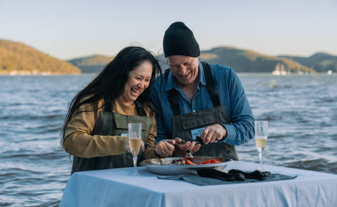 There's a lot to love about shucking, drinking and dining at Sydney Oyster Farm Tours on the Hawkesbury. Picture supplied There's a lot to love about shucking, drinking and dining at Sydney Oyster Farm Tours on the Hawkesbury. Picture supplied