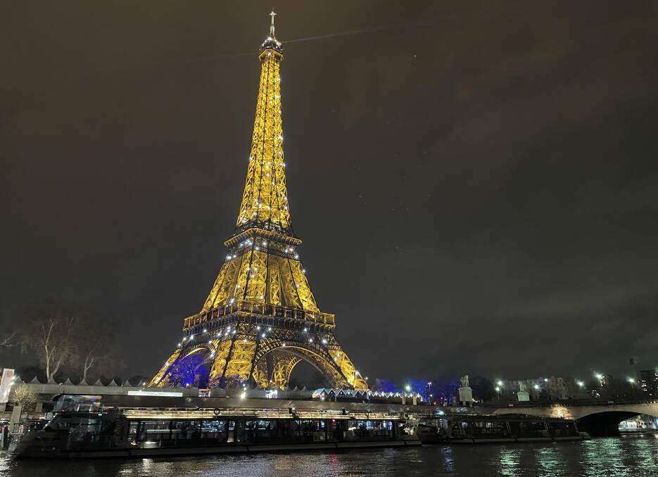 The Eiffel Tower as seen from the Seine. Picture by Kate Cox