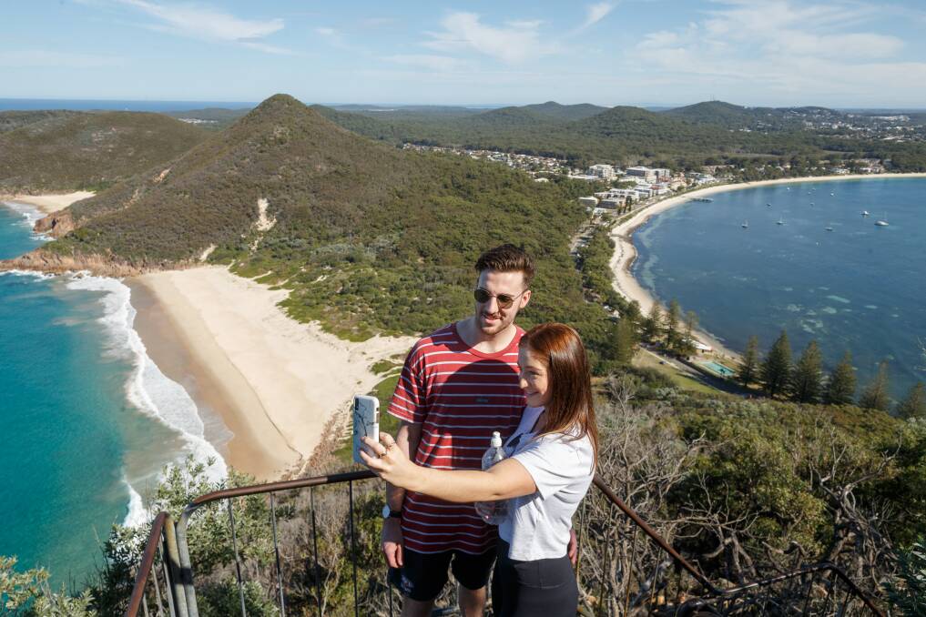 Tomaree Head is the ultimate selfie spot. Tomaree Head is the ultimate selfie spot.