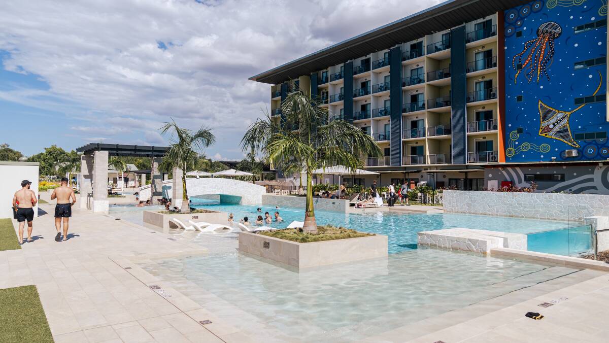 Darwin Airport Resorts hotel lagoon pool. Picture Supplied