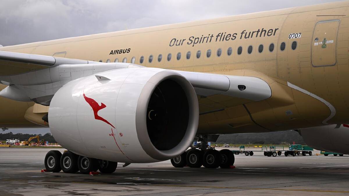 The test run from Toulouse to Melbourne was Flightradar24's second most-tracked flight of all time. (James Ross/AAP PHOTOS)