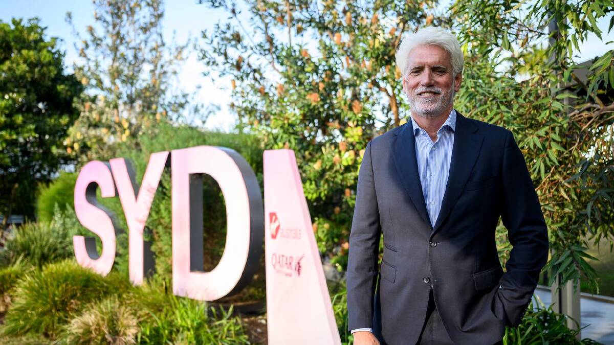 Scott Charlton says Sydney Airport is well positioned to support growth in the aviation sector. (Bianca De Marchi/AAP PHOTOS)