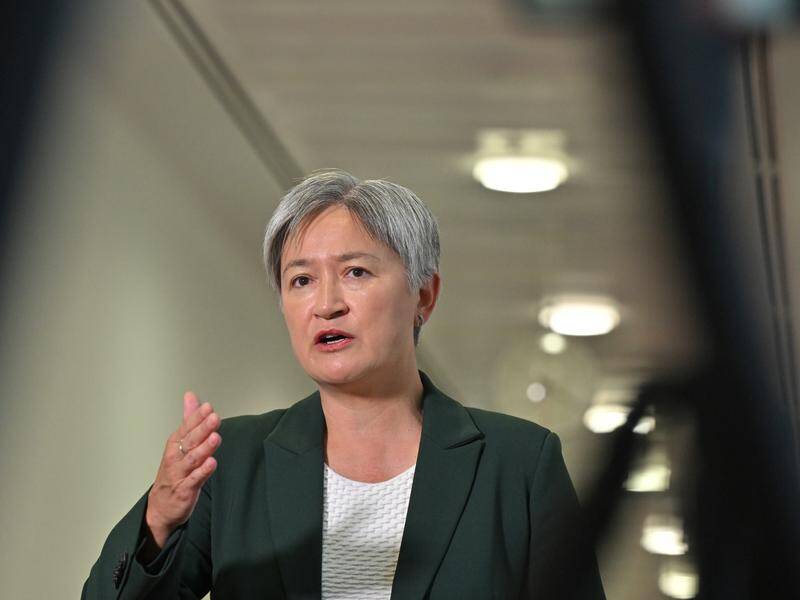 Foreign Affairs Minister Penny Wong says about 115,000 Australians are in the Middle East. Photo: Mick Tsikas/AAP PHOTOS Foreign Affairs Minister Penny Wong says about 115,000 Australians are in the Middle East. Photo: Mick Tsikas/AAP PHOTOS