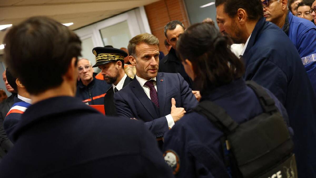 President Macron said the ​victims were targeted due to their ⁠religion ‌and ​colour of their ​skin. (AP PHOTO)