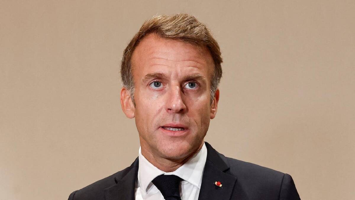 Those who want to cause disorder will be prevented from doing so, Emmanuel Macron says. (EPA PHOTO)