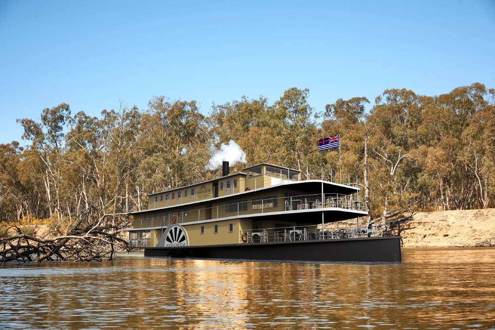 An impression of the PS Australian Star, which is currently being built using Australian materials and labour in Mildura. An impression of the PS Australian Star, which is currently being built using Australian materials and labour in Mildura.