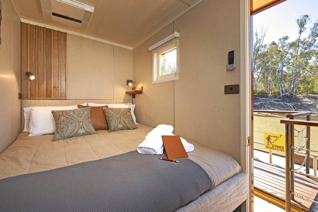 Emmylou has eight cosy and comfortable cabins for guests, all with ensuites. Emmylou has eight cosy and comfortable cabins for guests, all with ensuites.